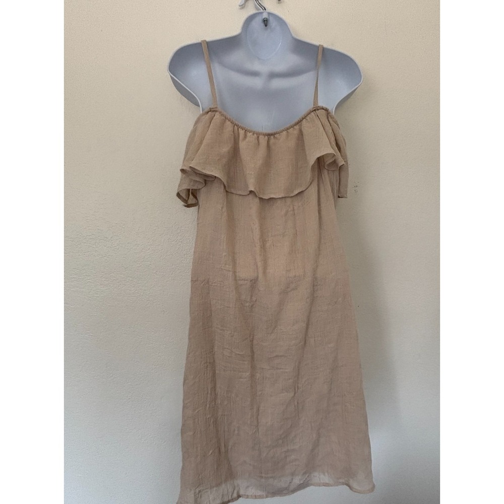 Jody California Ruffle Dress Medium Crinkle Gauze Cottage Boho Romantic Fairy - Picture 9 of 15